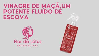 Vinagre de Maçã Flor de Lótus: Brilho e Maciez para Seus Cabelos